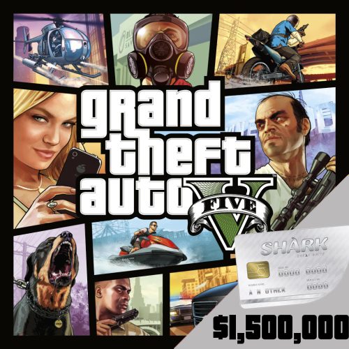 Grand Theft Auto V + Great White Shark Cash Card ($1.500.000)